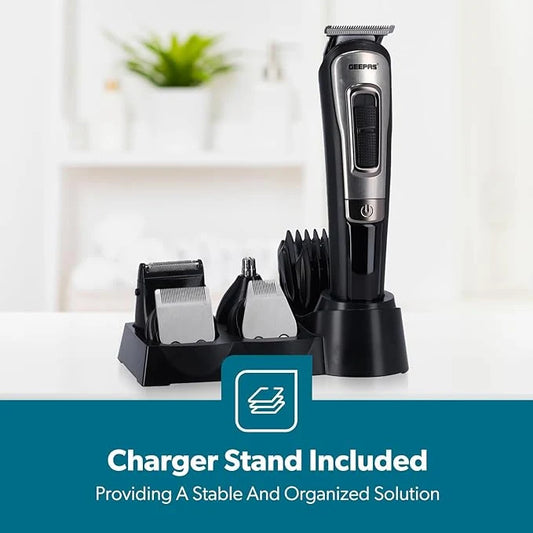 Geepas GTR58300UK Rechargeable Trimmer 11 in 1 Geepas
