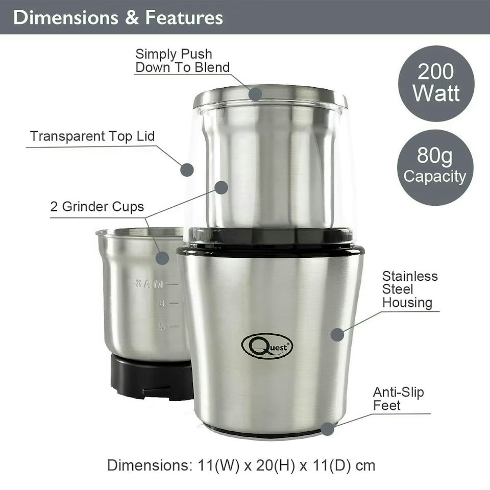 Quest Wet and Dry One Touch Grinder Quest