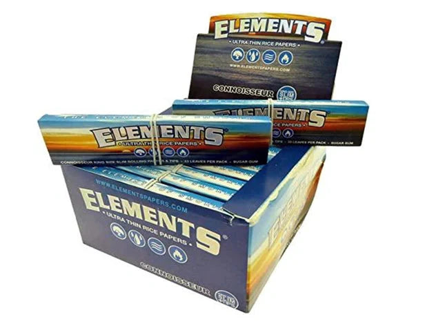 ELEMENTS Connoisseur King Size Slim Papers + Tips 24 Pack by Elements