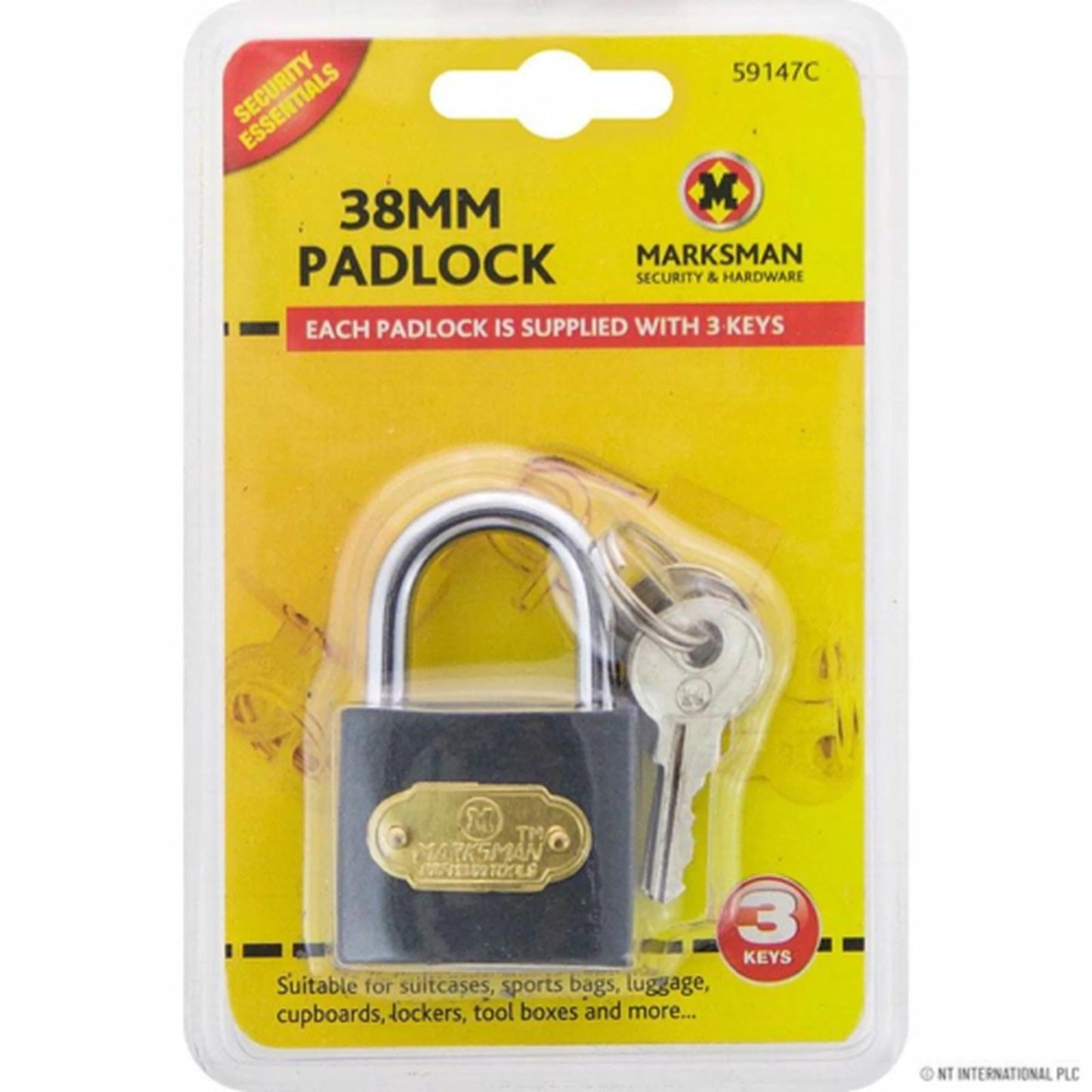 Pad-Lock Cast Iron 38mm (1) by Knight