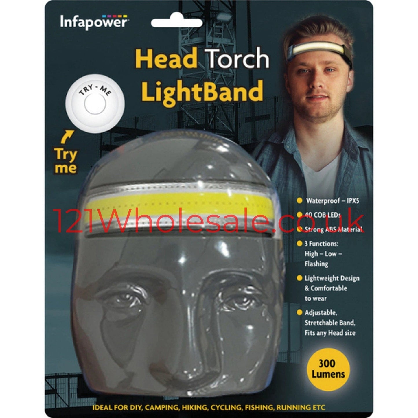 Infapower F063 LED Head Torch Light Band F063 by Infapower