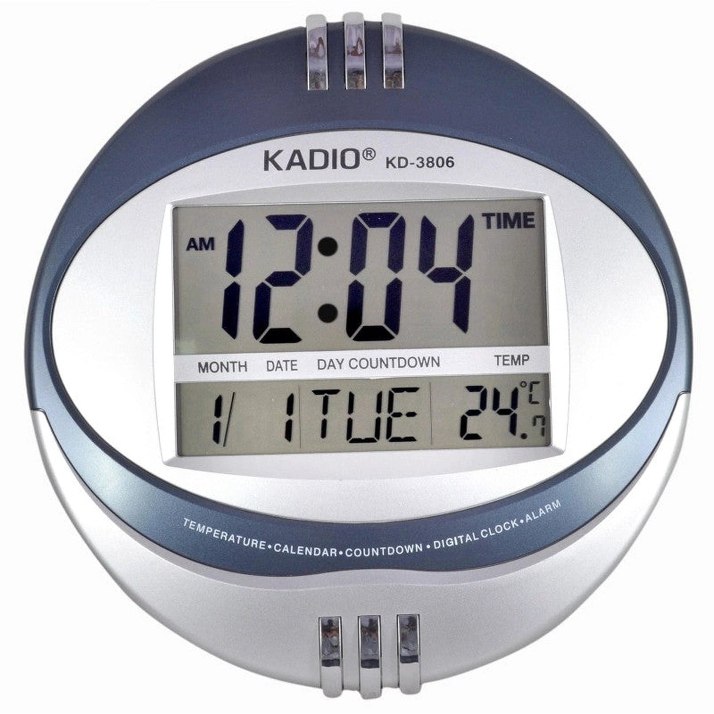 Kadio Jumbo Liquid Crystal Display Multi Function Digital Clock by Kadio Jumbo