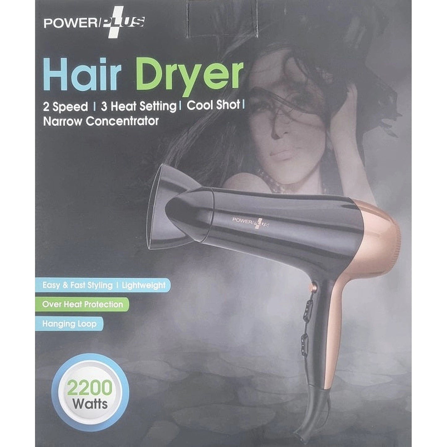 Power Plus Professional Hair Dryer 2200W (1) by Power Plus
