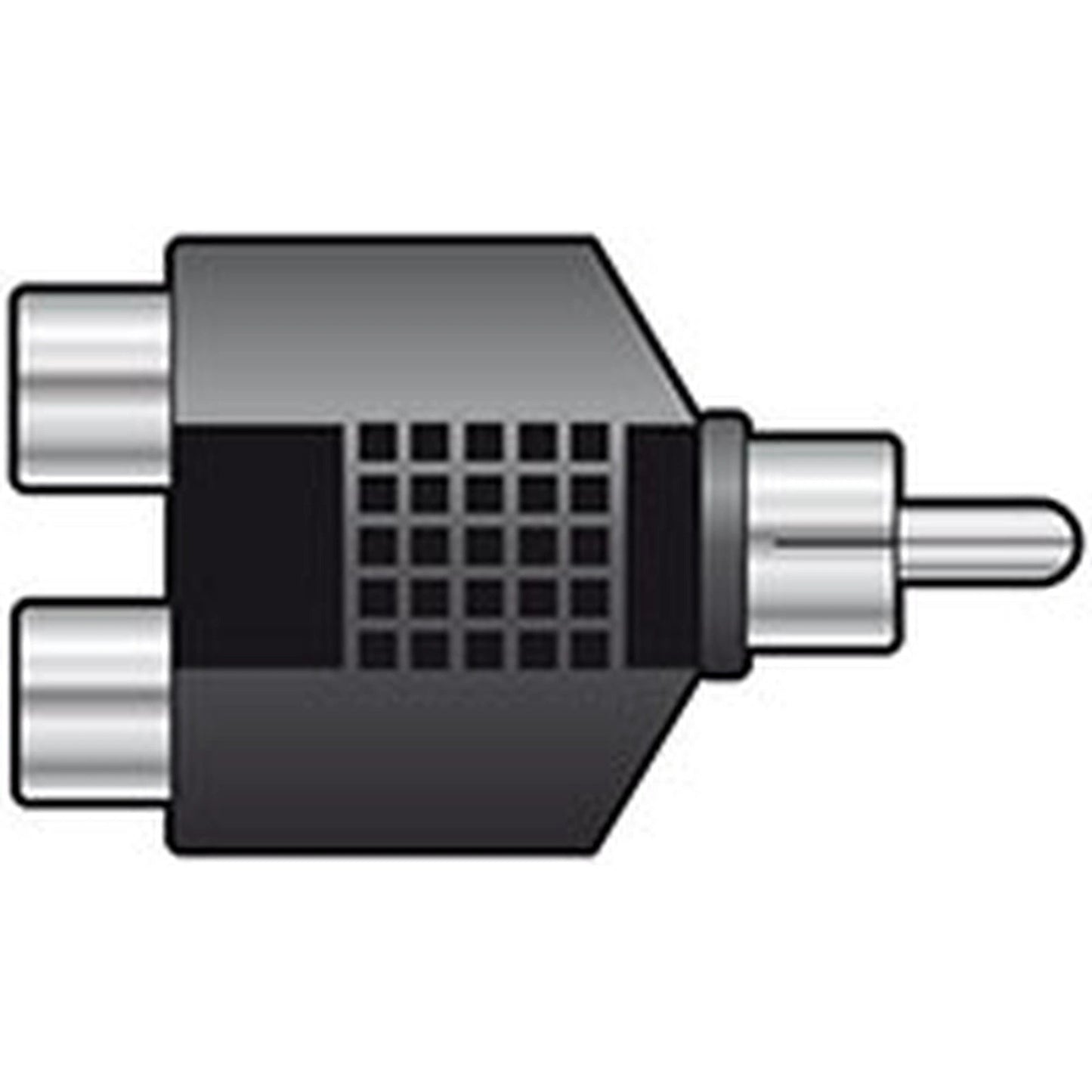 RCA PHONO PLUG to 2 x RCA PHONO SOCKETS Pk 5 by My Store