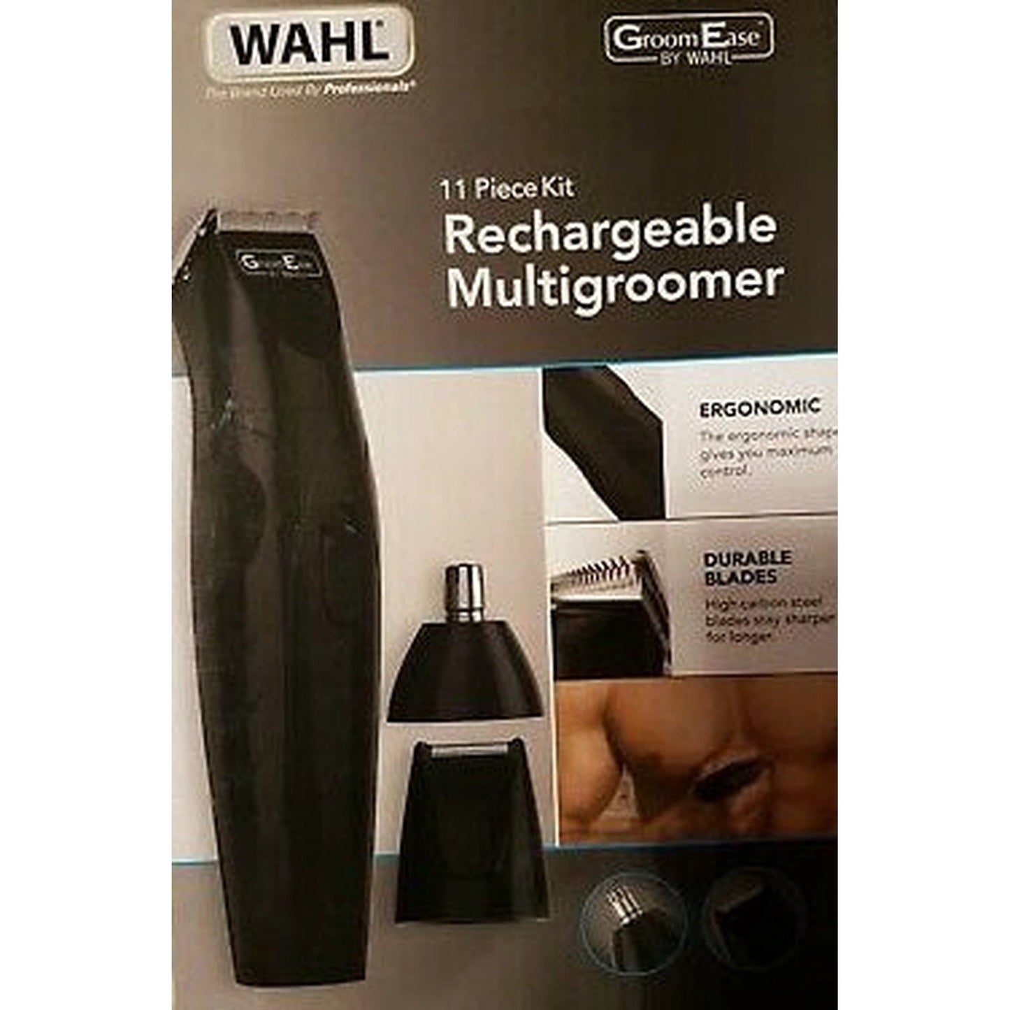 WAHL 11 PCS MEN HAIR TRIMMER CORDLESS GROOMING SET by WAHL