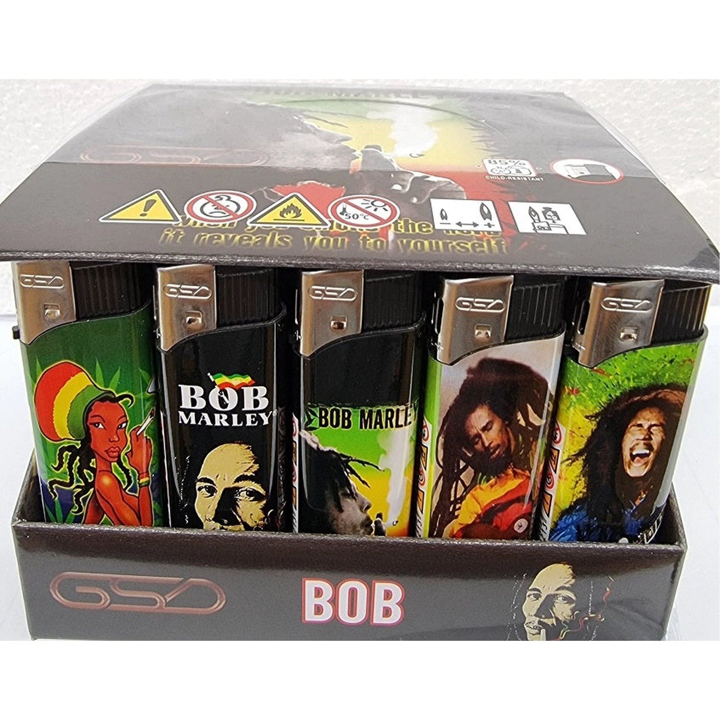 GSD Bob Printed Electronic Refillable Lighter 50 by GSD