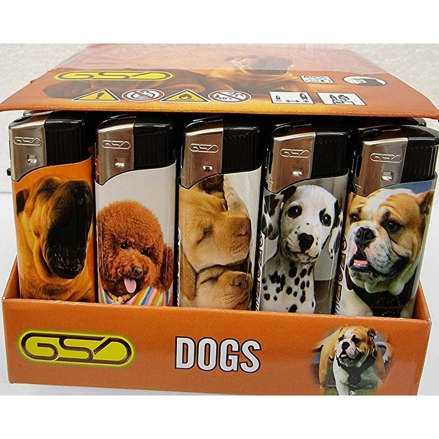GSD Dogs Printed Electronic Refillable Lighter 50 by GSD