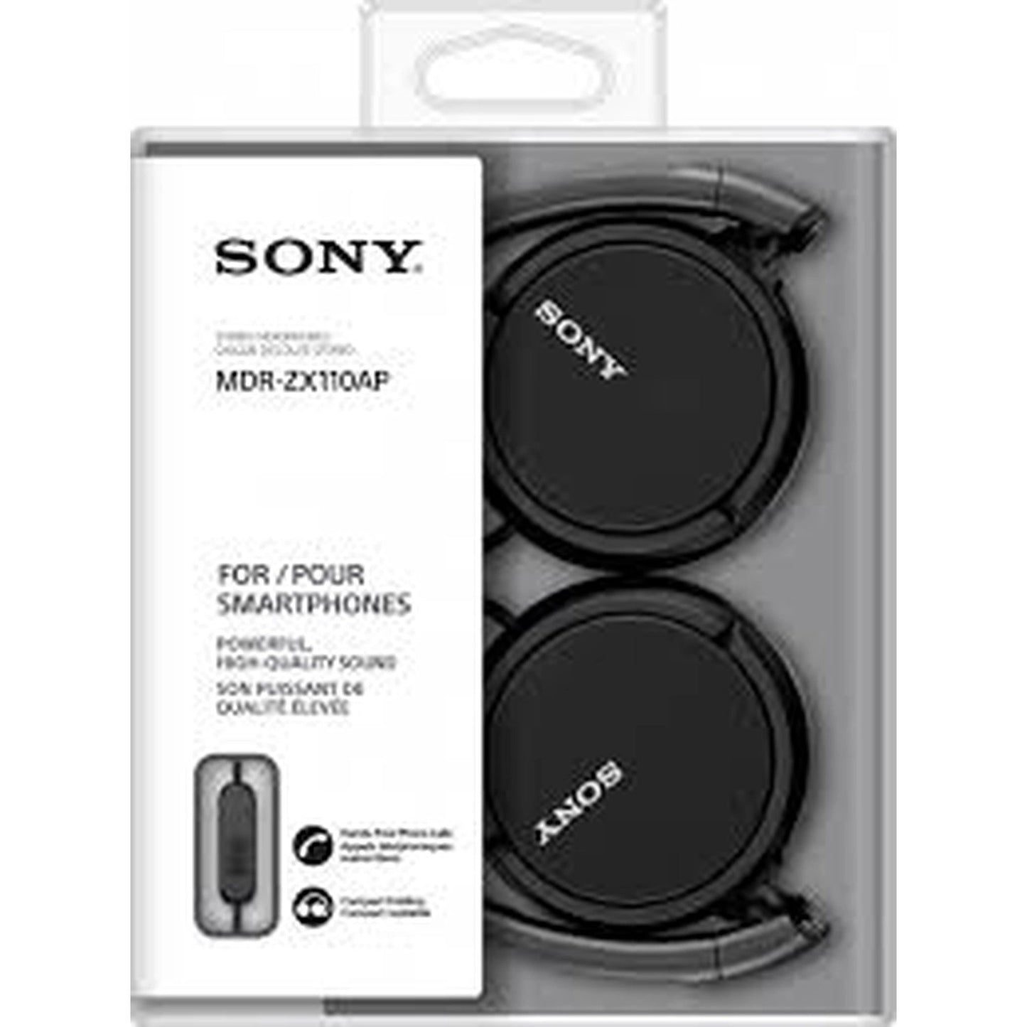 Sony Stereo Headphones Foldable MDRZX-110AP(1) by Sony