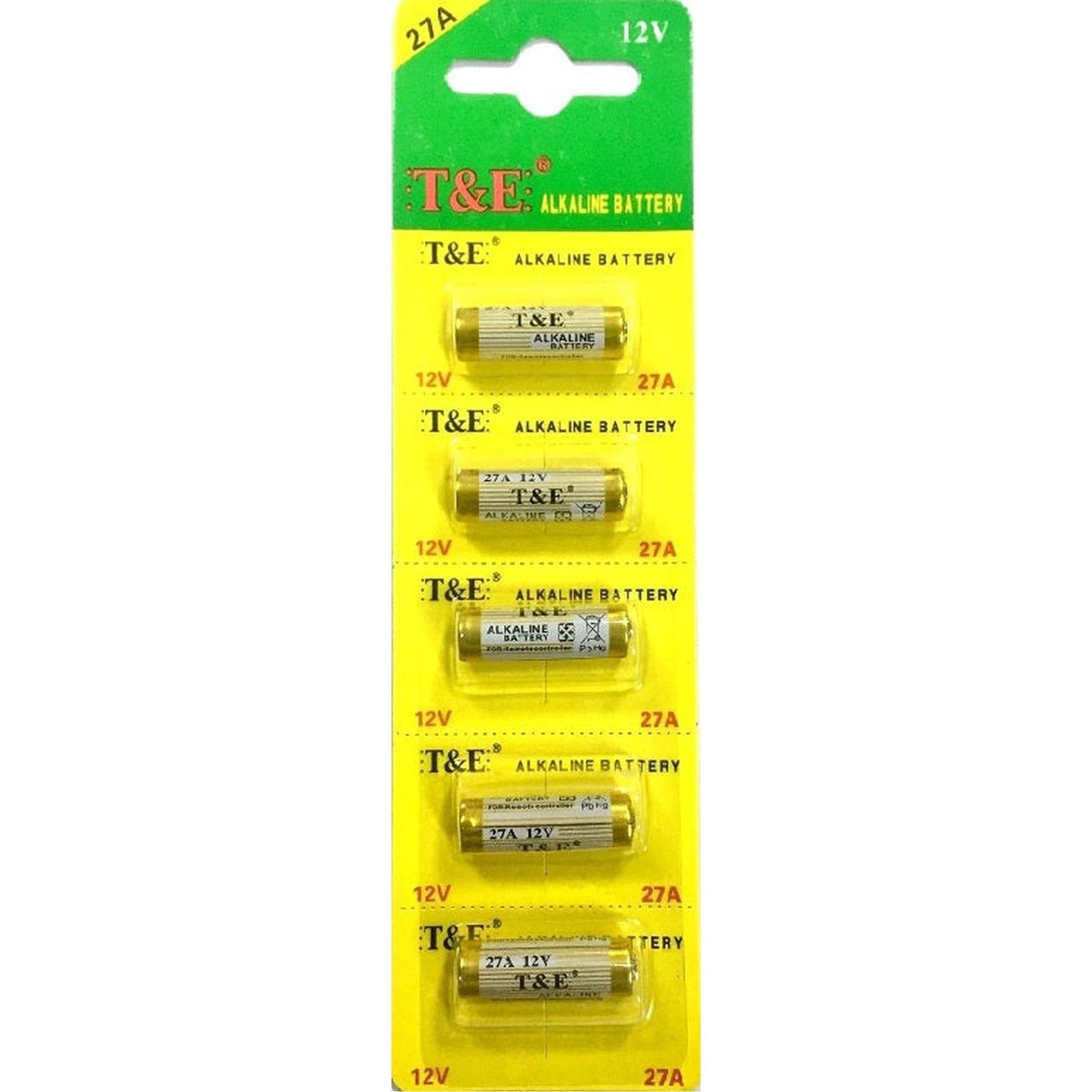 High Voltage Battery 27A,MN27 12V (pk of 5) by My Store
