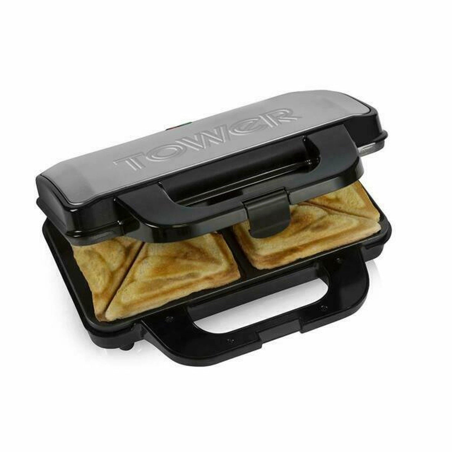 Tower T27013 Deep Fill Sandwich Maker - Silver/Black by My Store