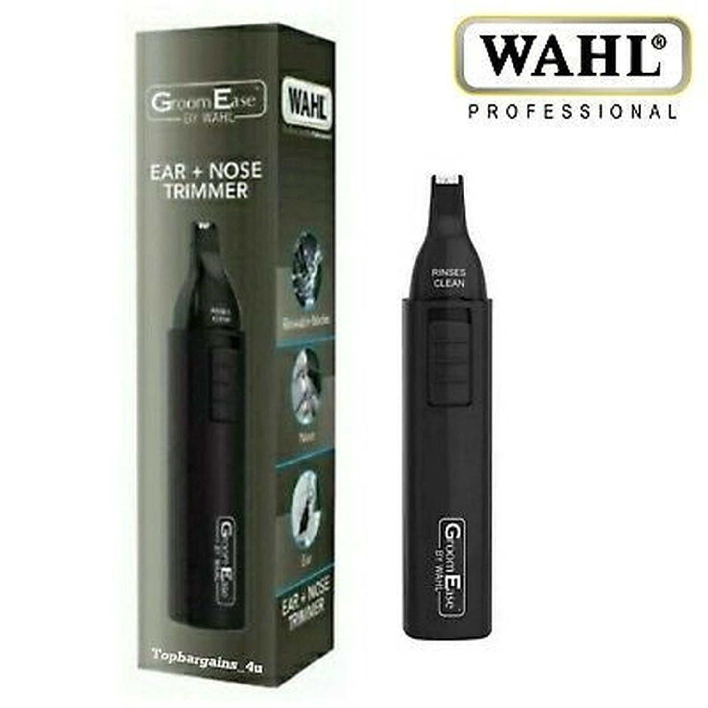 Wahl GroomEase Battery Operated Ear & Nose Trimmer by WAHL