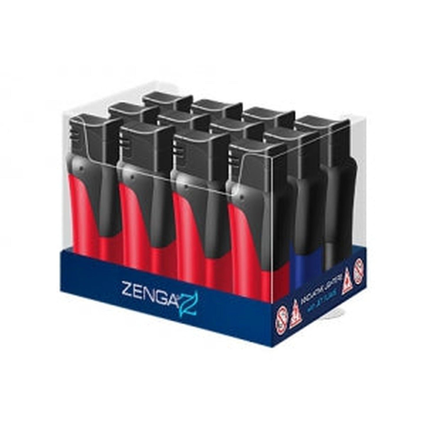 ZENGA JET FLAME SLIM METALLIC LIGHTER 18 (1) by Zenga