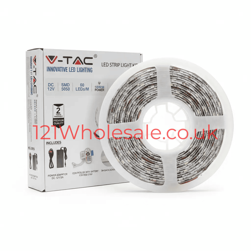 V-TAC RGB LED Strip Light Kit 5M Hero Shot