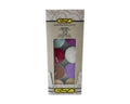 GSD Household Tealight Candles, 10-pack with assorted colors