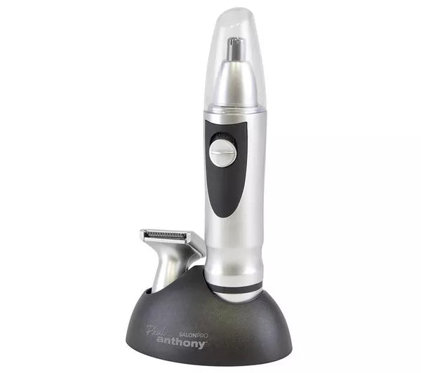 PAUL ANTHONY Salon Pro H5130BK Beard & Nose Trimmer - Silver Paul Anthony