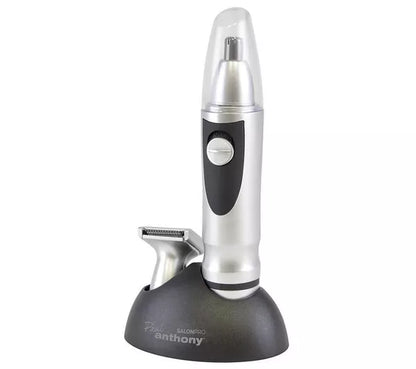 PAUL ANTHONY Salon Pro H5130BK Beard & Nose Trimmer - Silver Paul Anthony