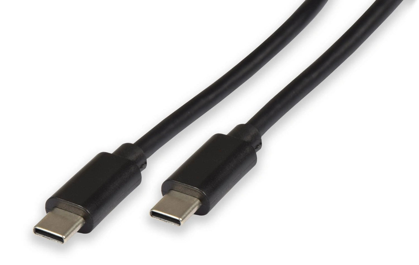 Power Plus USB-C to USB-C data fast charging cable, black, 60W 3A