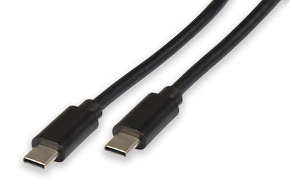 Power Plus USB-C to USB-C data fast charging cable, black, 60W 3A