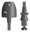 Clover Leaf Power Lead for Laptops 2 Mtr. (1) by Power Plus