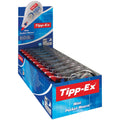 Tipp-Ex Pocket Mouse Mini correction tape display, blue box with red logo, 10 packs