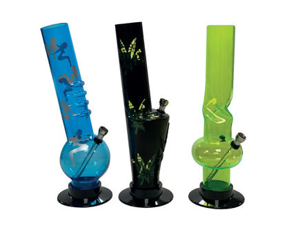 Bong - Acrylic Plastic - Assorted Designs Acrylic
