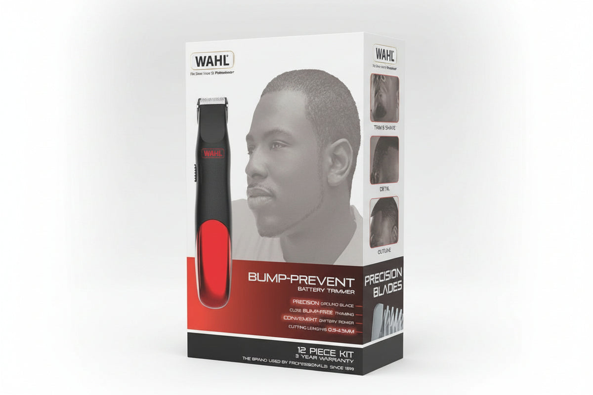 Wahl Bump Prevent Battery Beard Trimmer Kit 9906-4017 Single/Carton WAHL