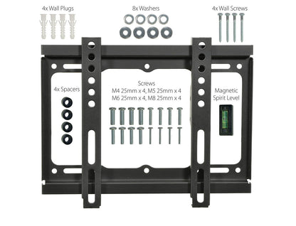 17'' to 42'' Fixed TV Wall Bracket SF201