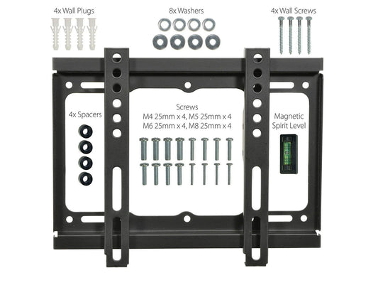 17'' to 42'' Fixed TV Wall Bracket SF201