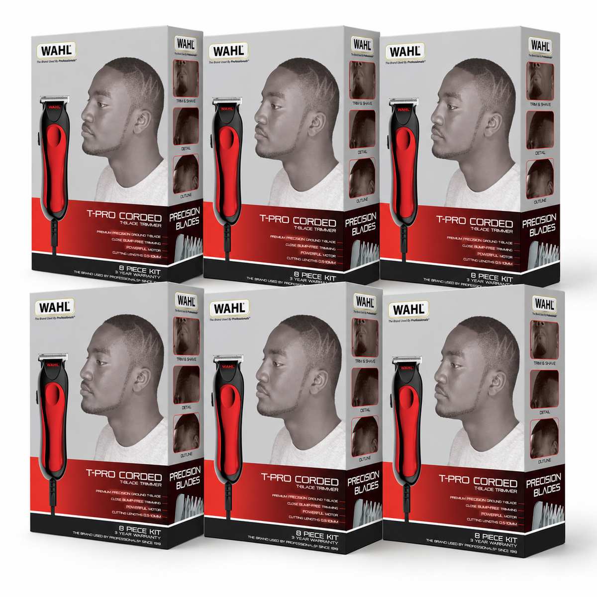 Wahl T-Pro Corded Men's Hair Trimmer Clipper Kit 9307-5317 WAHL
