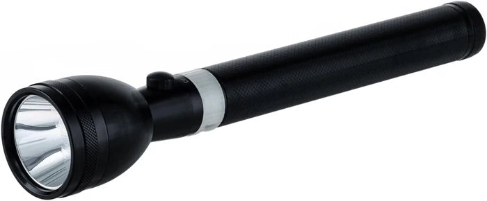 Torch Rechargeable 7W T6 LED - 6000mAh Super Bright Lightweight Long Battery Life Flashlight Geepas