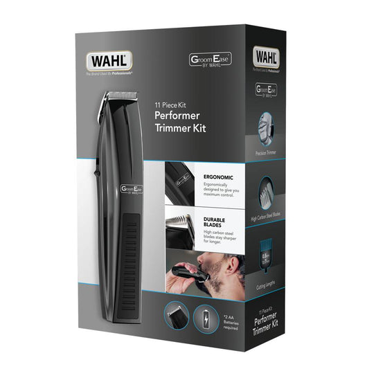 Wahl GroomEase Performer 11pc Battery Trimmer Kit - 5537-6217 WAHL