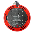 Cable Reel Lead 4 Socket Heavy Duty  Extension Power Plus