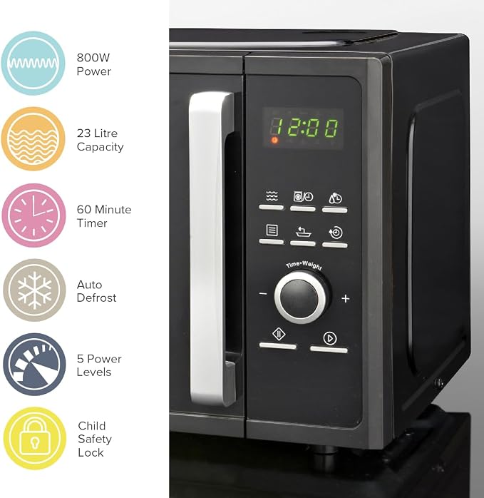 Quest Digital Microwave 23L RRP: £121.00 Quest