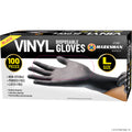 100 Pieces Vinyl Large Powder/Latex Free Clear Disposable Gloves Marksman