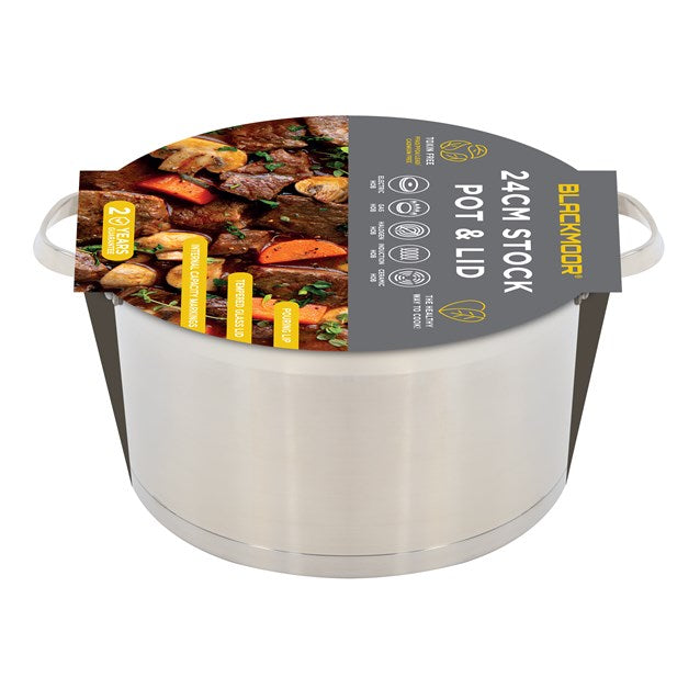 Blackmoor 24cm Pro Stainless Steel Casserole RRP: £30.50 Blackmoor
