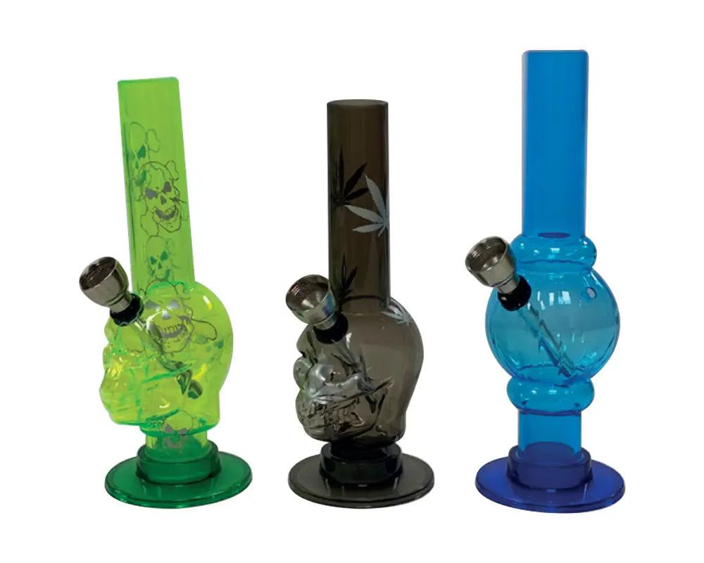 Bong - Acrylic Plastic - Assorted Designs Acrylic