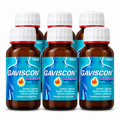 Gaviscon Liquid Original Aniseed 150ml (6 Pack) Gaviscon