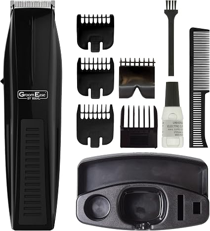 WAHL MEN HAIR Trimmer Kit GroomEase Rechargeable CORDLESS GROOMING SET WAHL