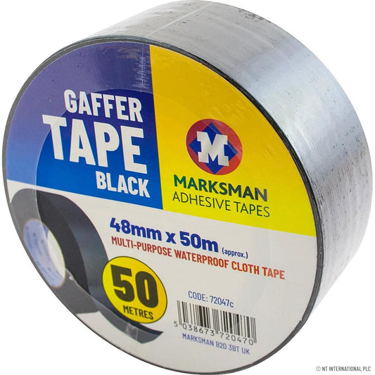 2" Gaffer Cloth Tape - Black (48mm X 50 Mtr)