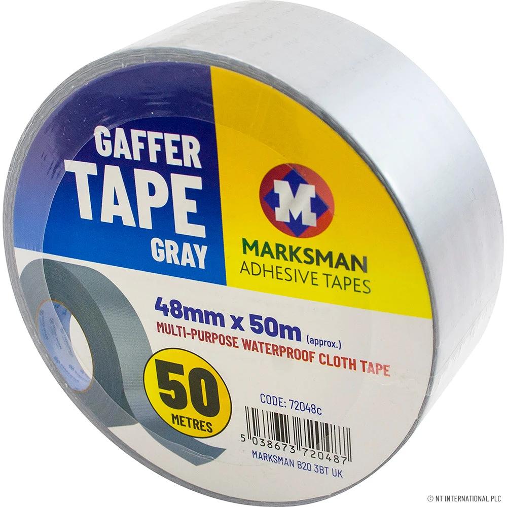 2" Gaffer Cloth Tape - Silver (48mm x 50Mtrs)