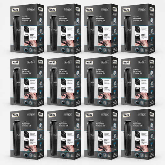 Wahl GroomEase Performer 11pc Battery Trimmer Kit - 5537-6217 WAHL