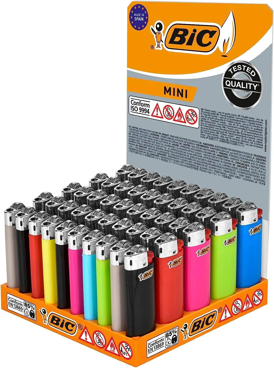 Bic Mini Disposable Flint Lighters (50) by Bic