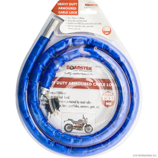 Bicycle & Heavy Duty Cable Lock 22mm x 1500mm by My Store