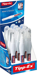 TIPPEX Shake'n Squeeze display – 10 correction fluids by Tipp-Ex, 8ml bottles