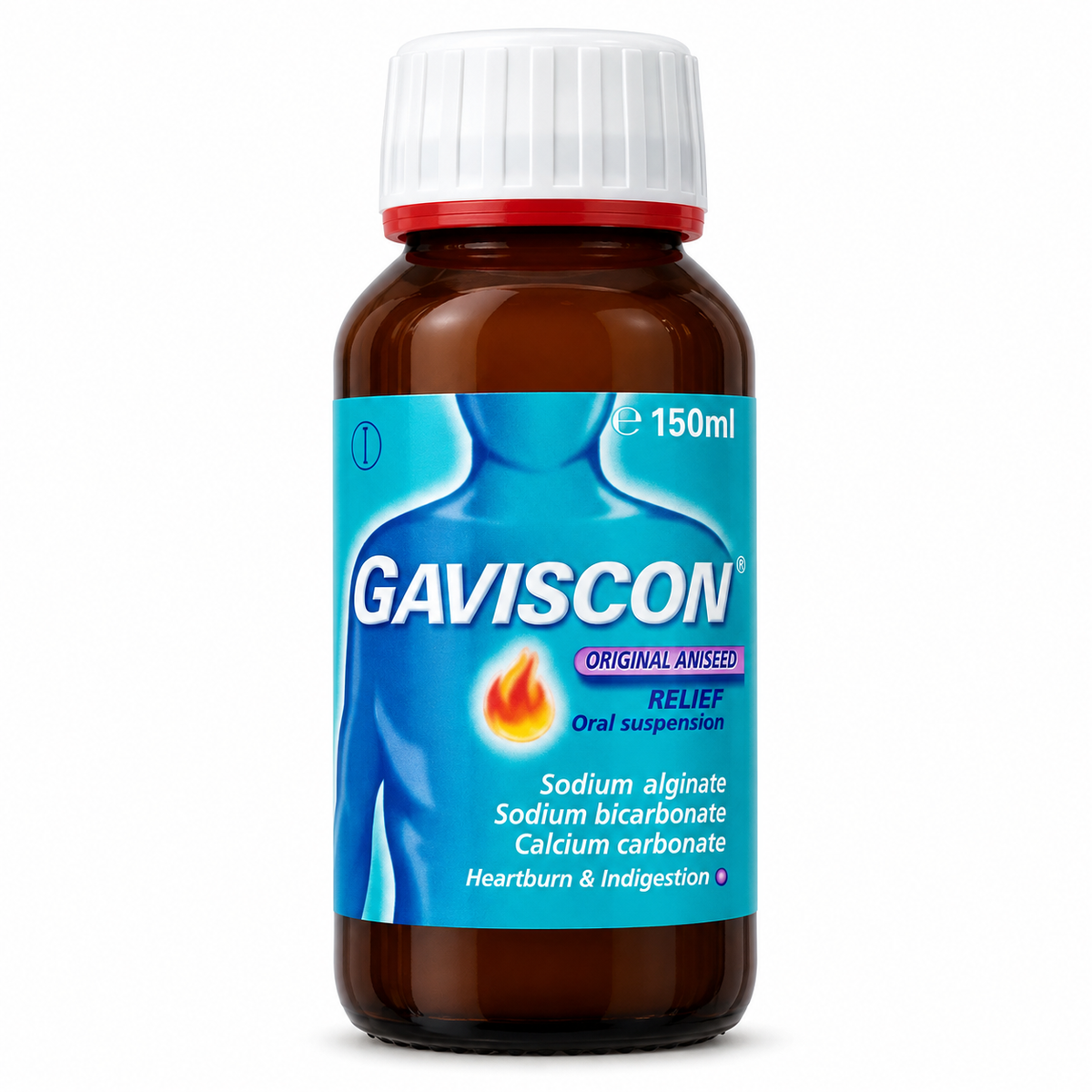 Gaviscon Liquid Original Aniseed 150ml (6 Pack) Gaviscon