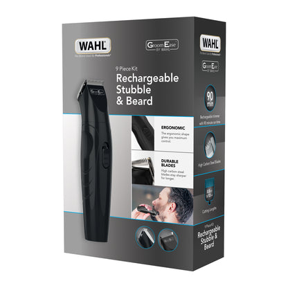 WAHL Men Hair Trimmer Kit GroomEase Rechargeable Cordless Grooming Kit - 9685-517 WAHL
