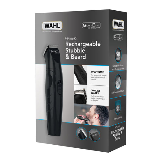 WAHL Men Hair Trimmer Kit GroomEase Rechargeable Cordless Grooming Kit - 9685-517 WAHL