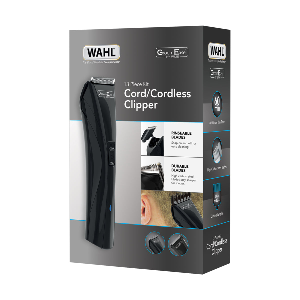 Wahl - Cord/Cordless Rechargeable Hair Clipper X 1 - 9698-417 WAHL