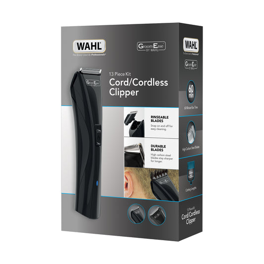 Wahl - Cord/Cordless Rechargeable Hair Clipper X 1 - 9698-417 WAHL