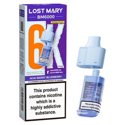 Lost Mary BM6000 Replacement Pods Pk of 5 Lost Mary